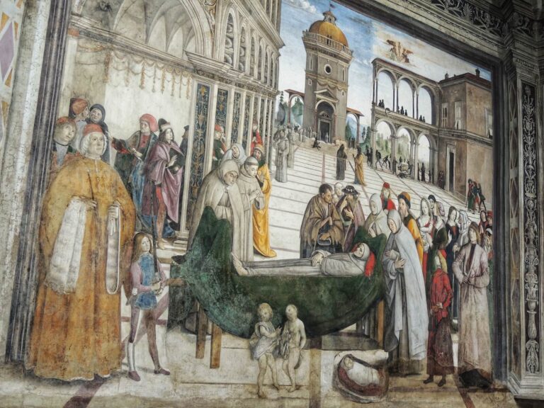 the bufalini chapel by pintruicchio in santa maria in aracoeli