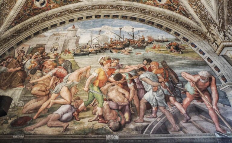 the battle of ostia raphael rooms