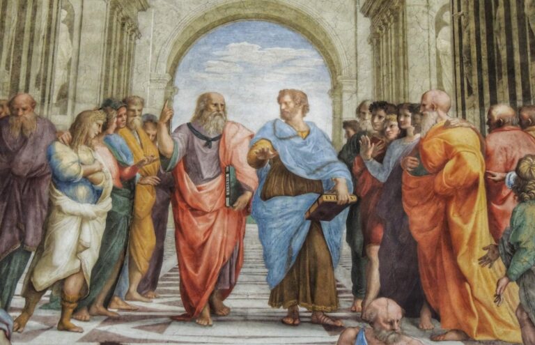 raphael rooms vatican school athens plato aristotle
