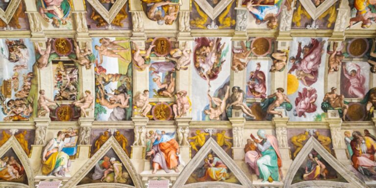 sistina chapel ceiling view