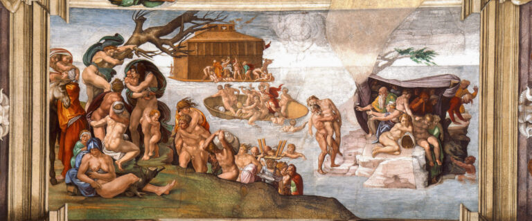michelangelo the deluge sistine chapel