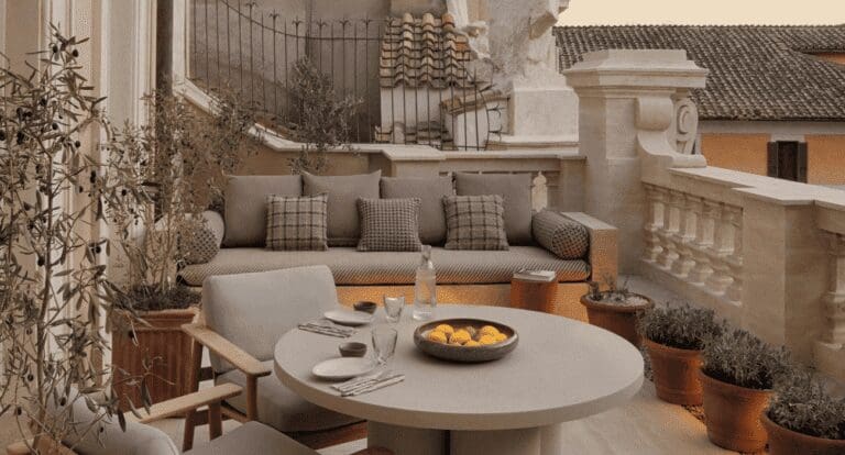 Six Sense Hotel top view in Rome