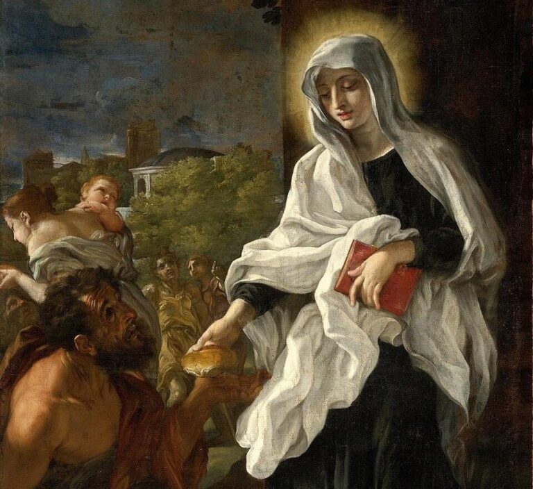 Blessed Ludovica Albertoni Distributing Alms (1670). Getty Museum, Los Angeles