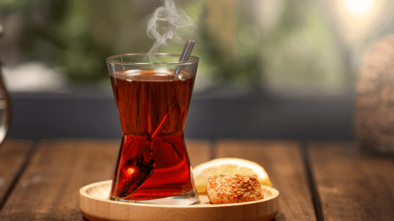 tea is obligatory at a turkish breakfast