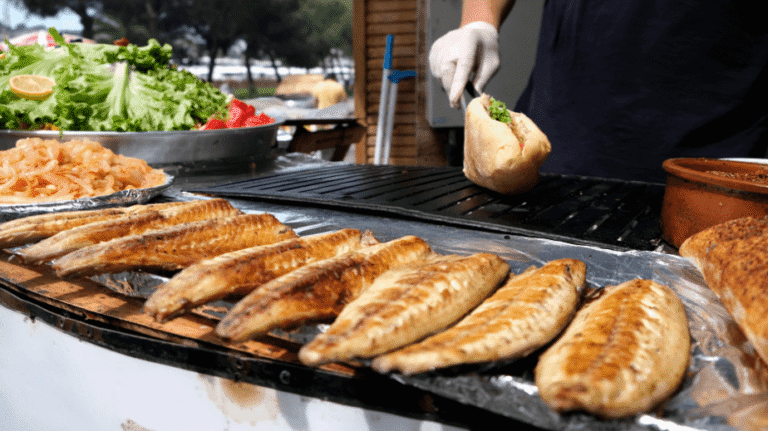 fish sandwiches in istanbul