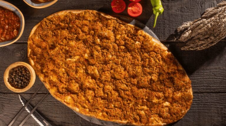 Lahmacun is the Turkish equivalent of Pizza