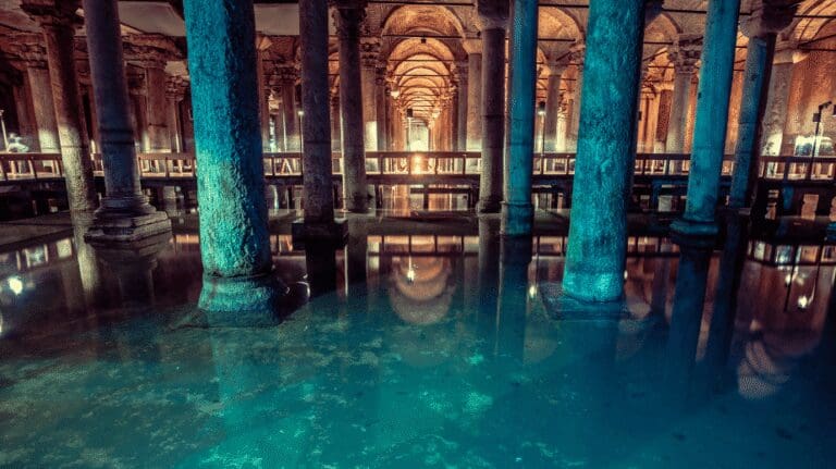 The Basilica Cistern in Istanbul is a truly magical sight