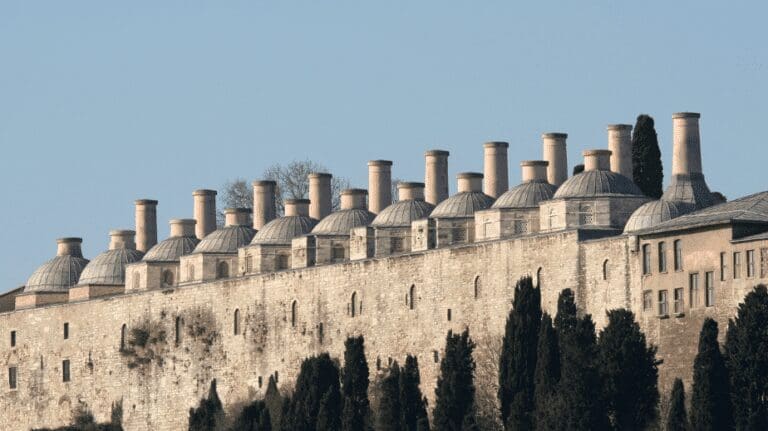 kitchen chimney at topkapi palace