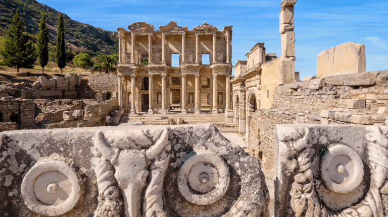 the library of celsus in ephesus