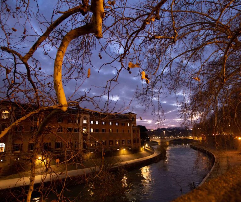 The Tiber River at Night