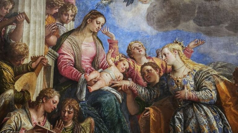 titian's annunciation in venice's accademia gallery