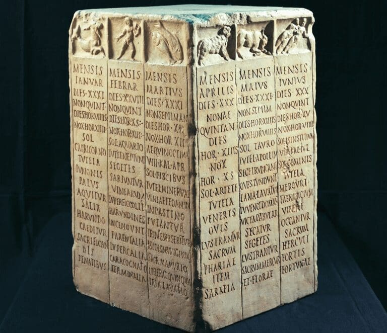 the Menologium Rusticum Colotianum calendar