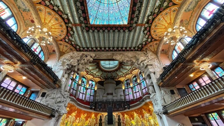 palau de la musica barvcelona interior