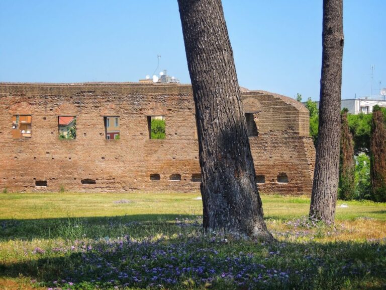 Exterior walls and ruins of Santa Constanza Rome