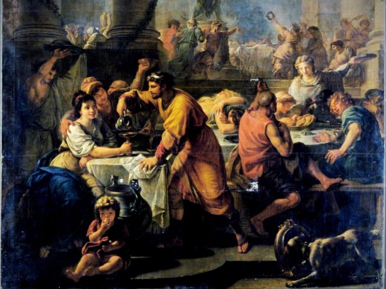 Painting of Saturnalia