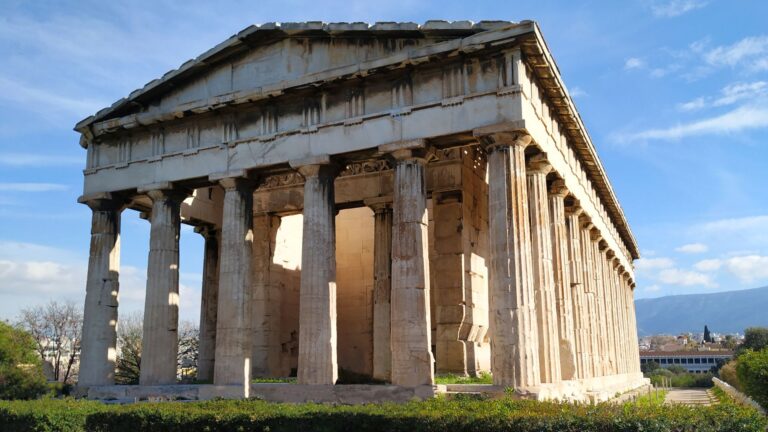 the Temple of Hephaestus in athens' agora