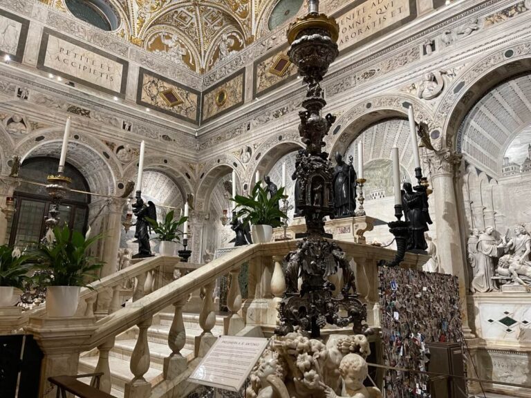 the cappella del santo in the basilica of saint anthony in padua