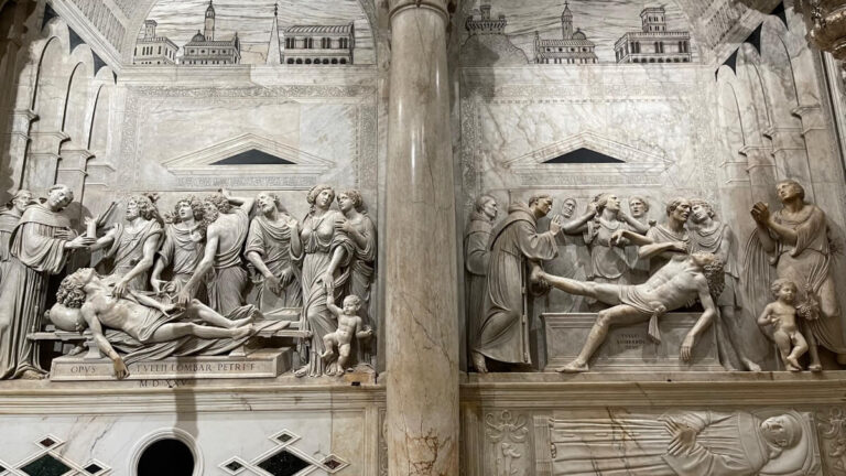 the cappella del santo in the basilica of saint anthony in padua