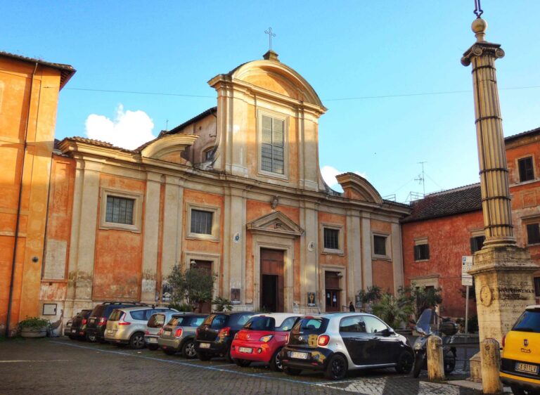 The Church of San Francesco da Ripa in Trastevere in Rome, the site of Ludovica Albertoni's burial