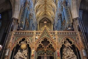the rood screen in westminster abbey