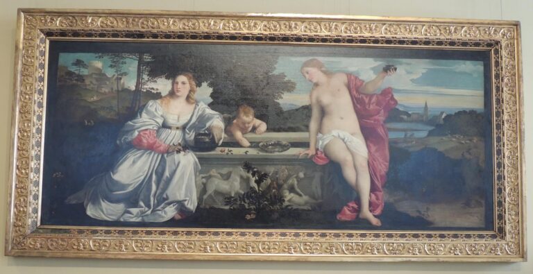 titian's sacred and profane love in the borghese gallery