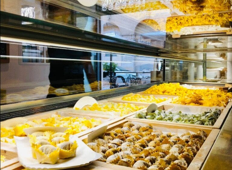 Refuel with some freshly made pasta for lunch