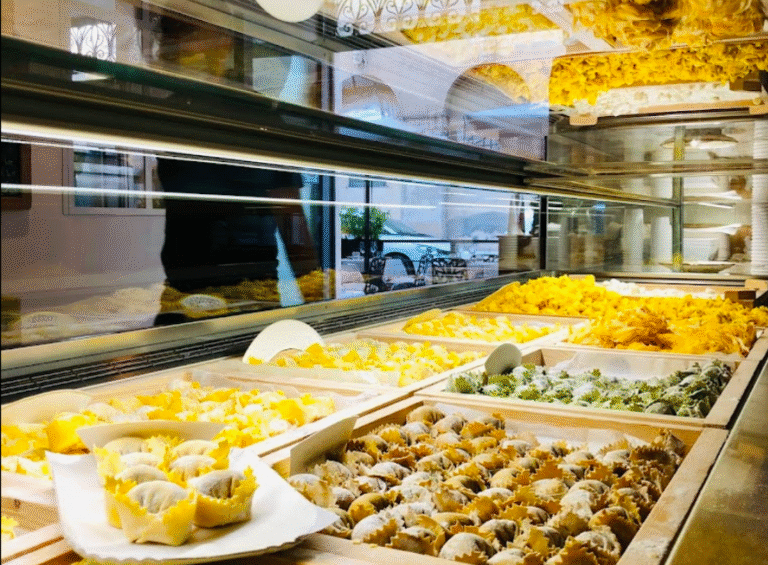 Refuel with some freshly made pasta for lunch