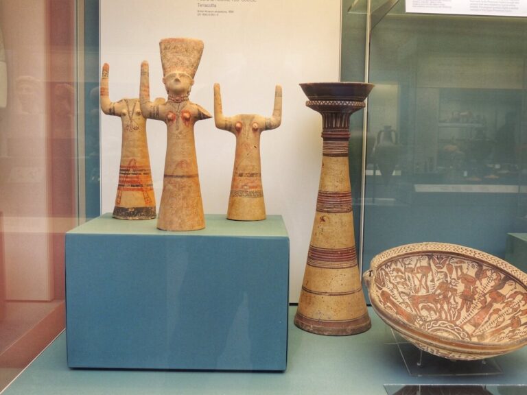 Female statuettes from Ancient Cyprus in the british museum
