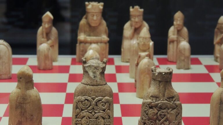 Lewis Chessmen in the british museum