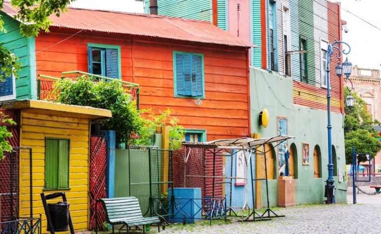 Colourful Houses in Buenos Aires