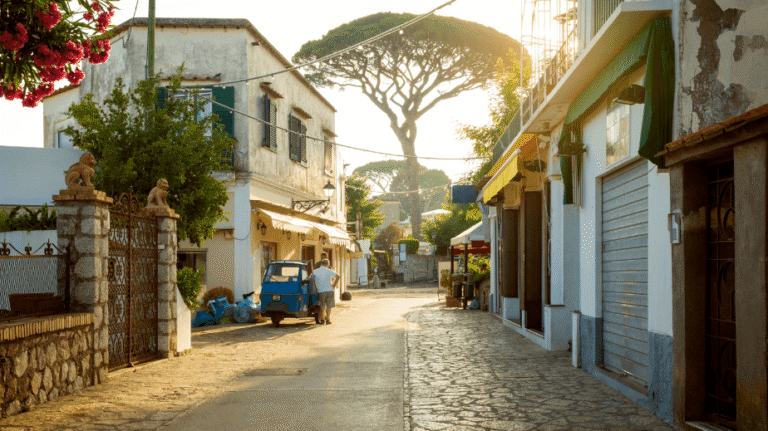 the charming streets of Anacapri