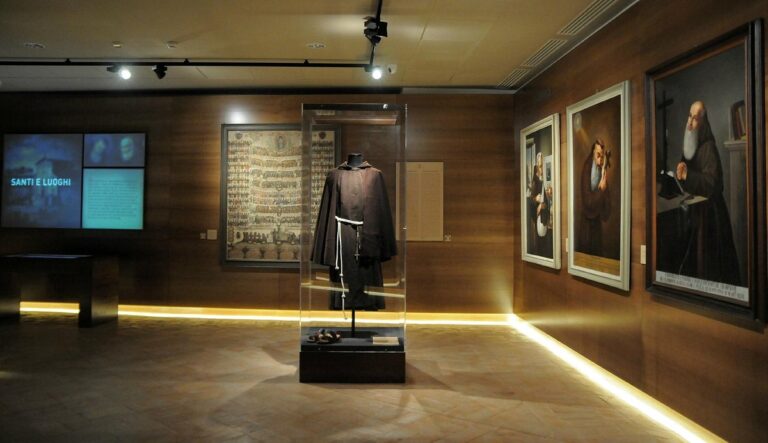 Capuchin Robe in the museum of the crypt of the capuchins in rome