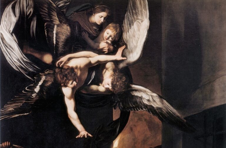 caravaggio seven works mercy detail