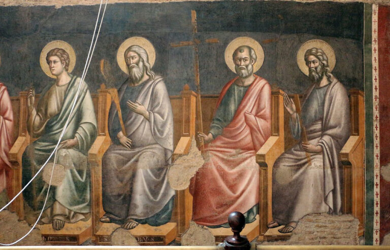 cavallini's last judgement in santa cecilia in trastevere