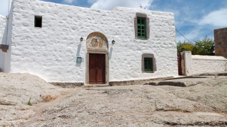 the cave of revelation on patmos