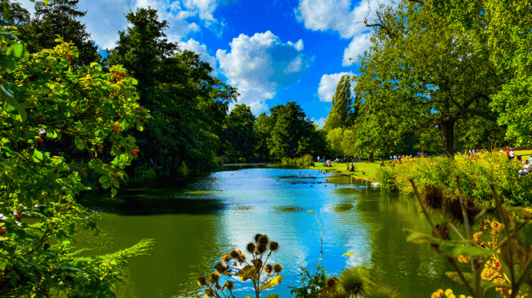 Chiswick Park and house in london