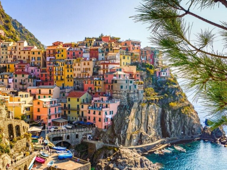 the cinque terre is one of the best places for hiking in italy