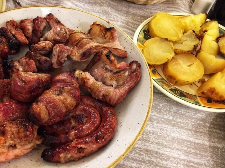 the typical bombette of cisternino