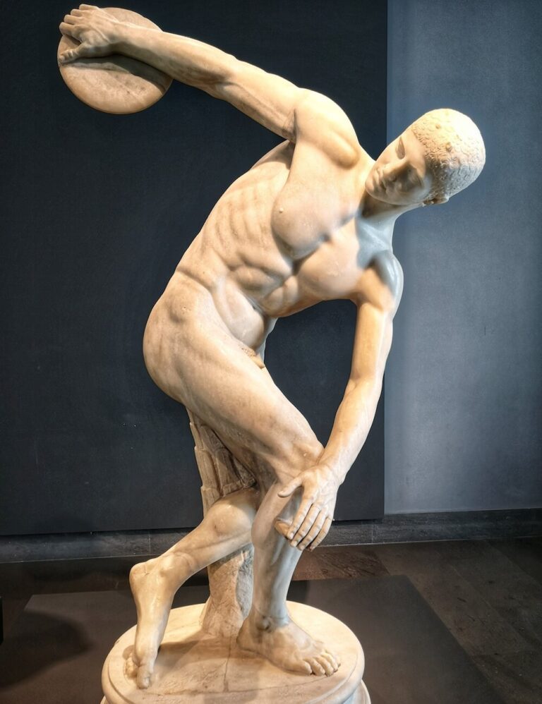 Statue of the Discus Thrower in Palazzo Massimo
