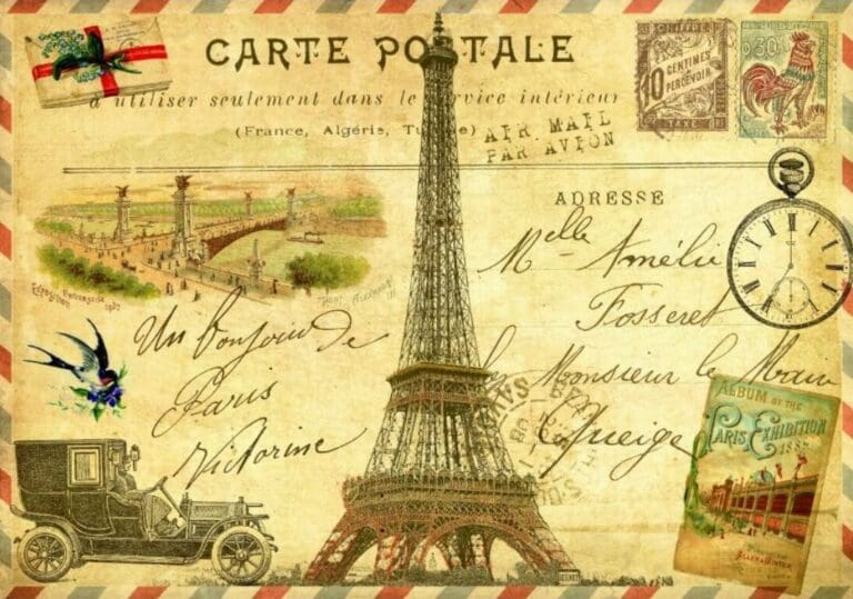 Eiffel Tower Poscard