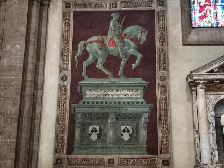 florence duomo monument to john hawkwood