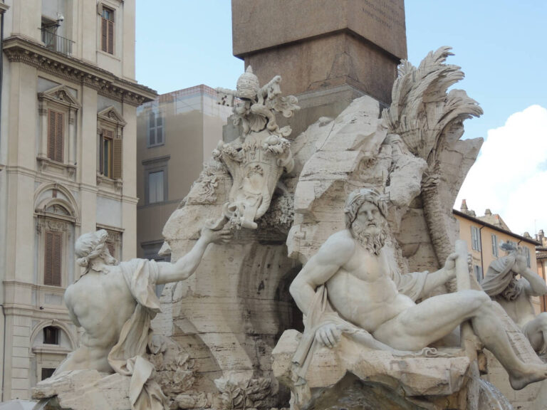 Fountain of the four river piazza navona rome