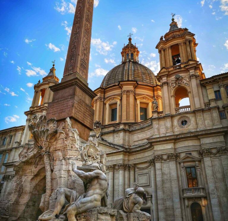 Fountain of the four river s piazza navona rome