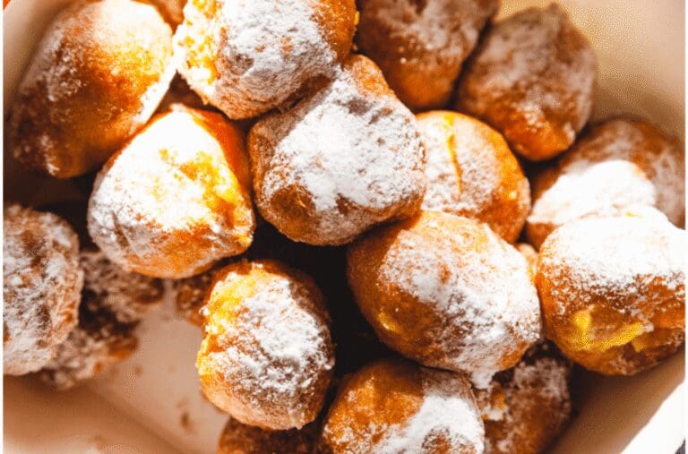 Frittelle stacked high in Venice