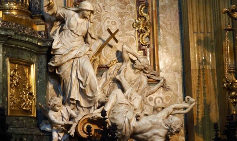 Religion overthrowing heresy