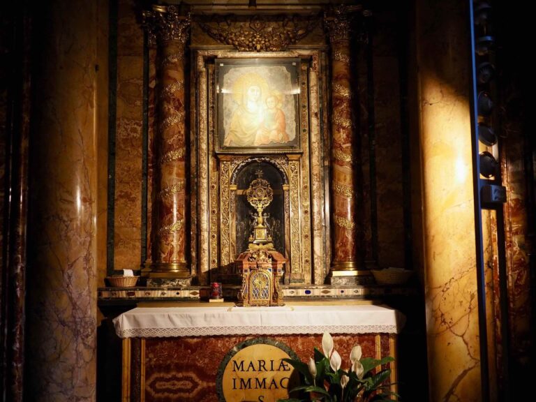 the Madonna Strada in the Gesu