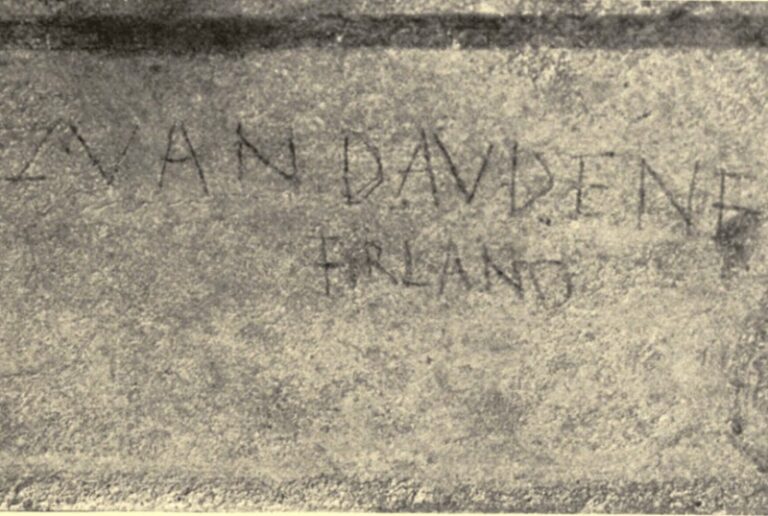 Graffiti by Giovanni da Udine, student of Raphael in the Domus Aurea in Rome