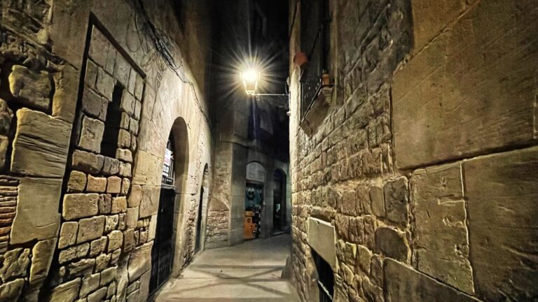 the gothic quarter in barcleona