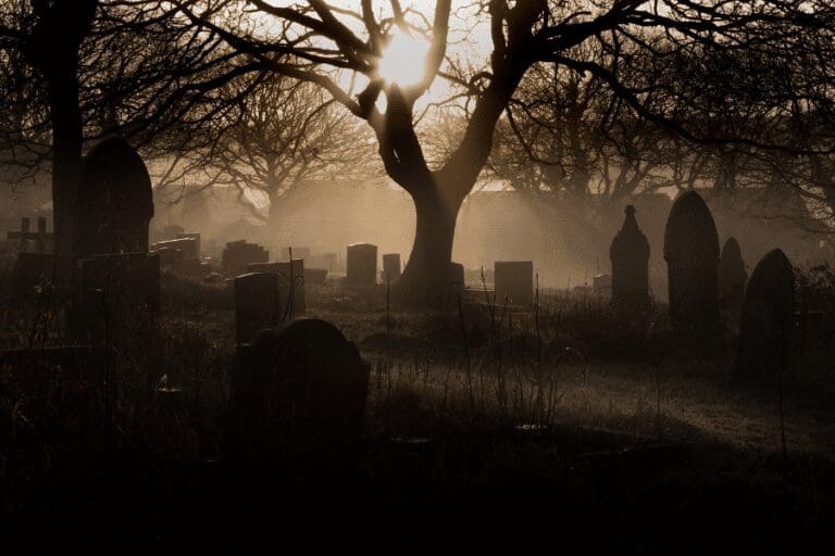 halloween cemetery