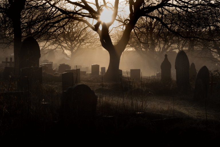 halloween cemetery